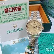 【大眾名錶】ROLEX勞力士 16233 Datejust 蠔式日誌 金十鑽紀念面盤 原面未翻寫 大眾名錶G190