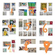 见图.(1)(不文集)1本150元，黄霑作品.已卖了.图(2)共29本书260元.散买15元1本.图(4)6本书80元,图(5)1961年2版(芥子園畫譜)40元.图(6)1973年(读者文摘)4月刊