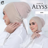 ALYSS INNER NECK DAGU | KAIN SOFT COTTON NET PREMIUM - FREE SIZE STRETCHABLE UNDERSCARVES MUSLIMAH