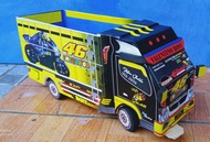 miniatur truk oleng/mobil truk oleng/mobil oleng/truk oleng/miniatur truk kayu/miniatur truk full lampu/miniatur truk terlaris/mainan anak