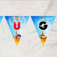Flag banner Hotwheels bunting flag
