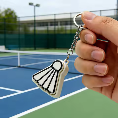 3D Printed Sports Balls Clicker Key Chain Carnival Reward Sport Ball Keychain Mini Ball Keychain for