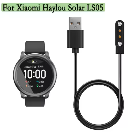 Charger For Xiaomi Haylou Solar LS05 USB Charge Cable 100cm Charging Data Power Adapter Watch Access