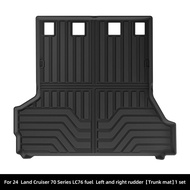 BONINGYU | แผ่นรองท้ายรถ TPE สำหรับ Land Cruiser 70 Series LC76