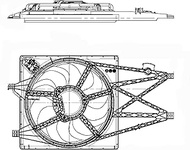 BEHR HELLA SERVICE 8EW 351 041-311 *** PREMIUM LINE *** Fan, radiator