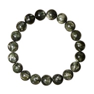 【正佳珠寶】綠龍晶 高品銀絲絨綠 9.8-10.3mm 綠龍晶手珠