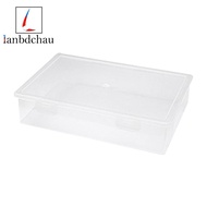 Plastic File Organizer Transparent Square Storage Box A4 Storage Box File Storage Box