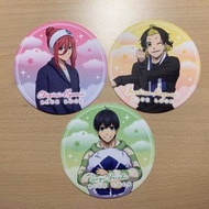 ($30全走不散 全新 現貨 日本正版) Blue Lock A店 特典 杯墊 卡 家居 睡衣 - 潔 + 蜂樂 + 千切