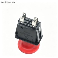 XXHZ Red PTO Push Switch High Performance Heat Resistant Shell 10A 14VDC Rating Fit for Lawn Mower G