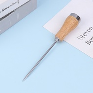 wangyueh Ice Pick Ice Icing Breaker Wooden Handle Stainless Steel Ice Pick Punch Crusher Cocktail St