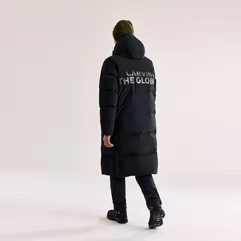 KAILAS New Arrivals Men's Long Goose Down Hooded Jacket 700FP Winter Thermal Windproof Waterproof Do