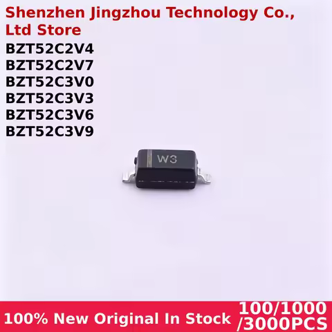 New 100/1000/3000Pcs SMD Zener Diode SOD-123 1206 BZT52C2V4 BZT52C2V7 BZT52C3V0 BZT52C3V3 BZT52C3V6 