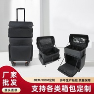 Professional Makeup Rolling Case Large Capacity Nail Art Eyelash Tattoo Embroidery Tool Box Makeup A