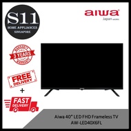 Aiwa 40" LED FHD Frameless TV AW-LED40X6FL * 3 YEARS LOCAL WARRANTY