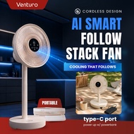 Venturo AI Smart Tracking Fan/ Cordless With Powerbank