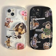 For case OPPO A94 5G Silicone anti drop Dog palm Cute TPU Phone case
