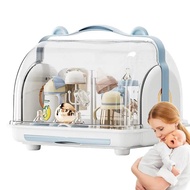 Baby Feeding Bottle Dryer Bottle Sterilizer And Dryer Small  With Dustproof Lid And Drain Board Trav