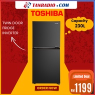 Toshiba Twin Door Inverter Fridge 230L–490L PureBio Deodorizer 4/5 Star Energy Saving
