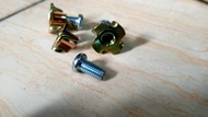 Baut cakar M5 x 10 ( kursi lipat )