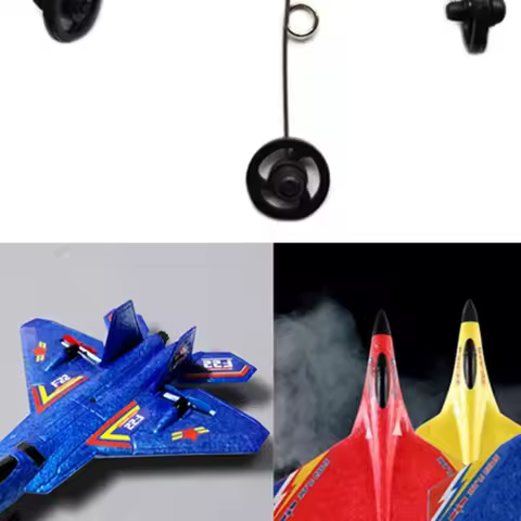 1Set RC Foam Hand Throwing Glider Landing Gear Kit With Wheel Airplane Accessories For Cessna J-11 J