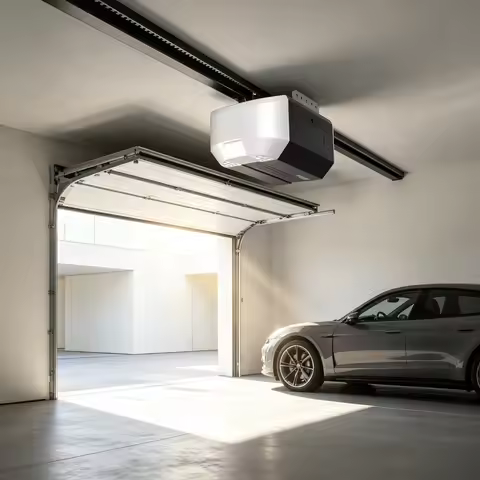 Smart Garage Door Opener 1/2 HP Belt Drive with Battery Backup myQ Connectivity