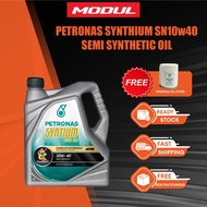 PETRONAS Semi Synthetic SN10w40 (SEMI SYNTHETIC) Engine Oil 4L With Proton Oil Filter Minyak Enjin Car Oil