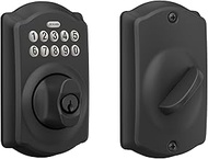 SCHLAGE BE365 CAM 622 Keypad Electronic Deadbolt, Matte Black