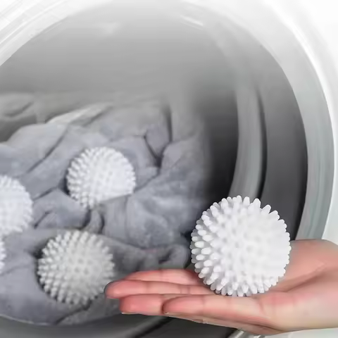 2/5pcs Soften & Fluff Laundry Dryer Balls - Reduces Wrinkles & Saves Drying Time