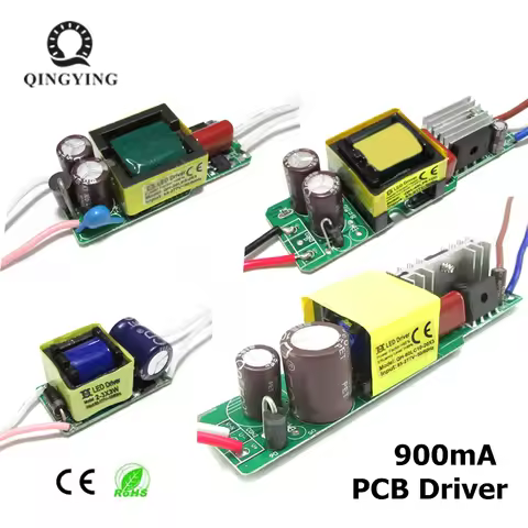 2/ 5/ 10 Pieces 900mA LED Driver 10W 20W 30W 40W 50W 60W High Power LED Power Supply Lighting Transf