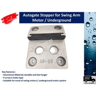 Autogate Stopper for Swing Arm Motor / Underground Auto gate Motor System - Aluminium Stopper