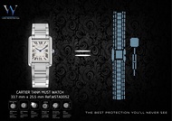 ฟิล์มใสกันรอยนาฬิกา รุ่น TANK MUST WATCH 33.7 mm x 25.5 mm Ref.WSTA0052