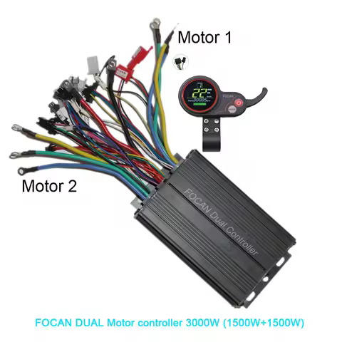 Dual Drive Motor Controller Double Two 2 pcs brushless speed driver For E-Bike Scooter FC-100 36V 48