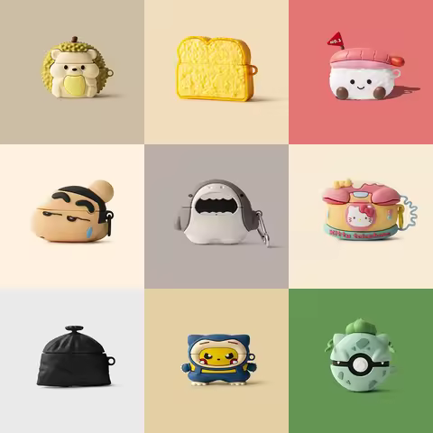 Cartoon For OPPO Enco Air 4 Pro Wireless Bluetooth headset Shockproof Silicone Protective Case For O