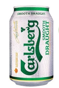 醇滑嘉士伯Carlsberg Smooth Draught Pilsner啤酒30罐