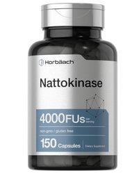 Nattokinase แคปซูลสำหรับผู้ใหญ่อเมริกา Nattokinase 4000 Fu สุขภาพสมอง 150 ตาราง Lete