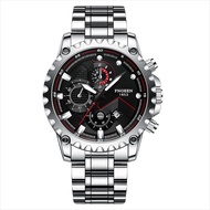 Jam Tangan Pria Analog FNGEEN 5757 Water Resist Stainless Steel