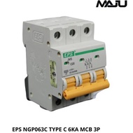 EPS TYPE C 6KA MCB 3POLE 6A/10A/16A/20A/32A/40A/63A
