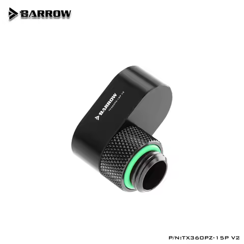 Barrow TX360PZ-15P V2 POM 360 Rotary Offset G1/4" Fittings 15MM Split Computer Water Cooling Easy In
