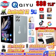 🔥Malaysia Stock+Free 24 Gift🔥2024 Newest Upgrade QY S80 5G 11.5 inch Android 14 Tablet 16+640GB 12Co