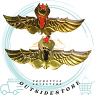 MERAH Red tread wing PRAMUKA black tread wing/ grainPRAMUKA