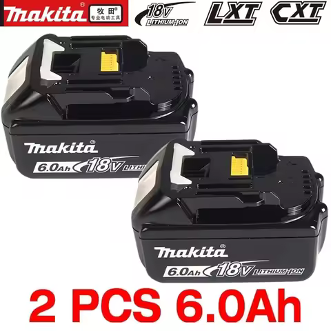 100% Original Makita 6Ah/5Ah/3Ah for Makita 18V Battery BL1830B BL1850B BL1850 BL1840 BL1860 BL1815 