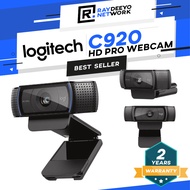 Logitech C920 HD Pro Webcam, Full HD 1080p/30fps Video Calling, Clear Stereo Audio, HD Light Correct