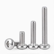 304 Stainless Steel Round Head Screw Pan Head Cross Electronic Small Screw M3 M3.5