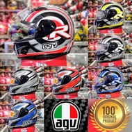 HELM AGV GP-1 R 07 MOTIF SILVERREDBLACK 100 ORIGINAL AGV DOT