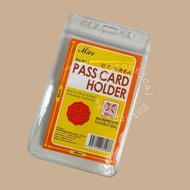 Plastic ID Case Transparent Waterproof ID Holder ID Protector with zipper Lanyard Card Holder