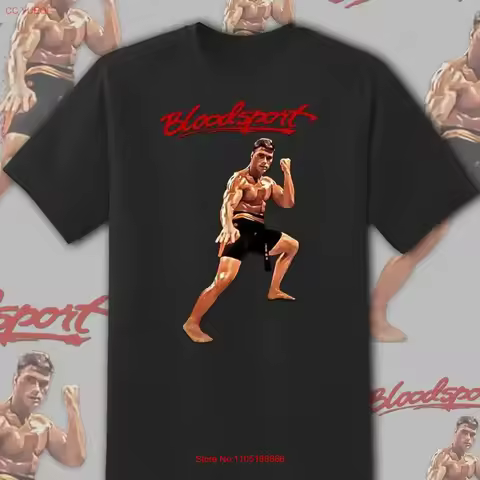 Bloodsport Van Damme Retro Fighting Movie Comedy shirt S 6XL Fast Ship vintage Washed Breathable des