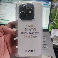 C/C- CLEAR CASE CASING COVER INFINIX HOT 40I CLEAR CASE 2.0MM PREMIUM CLEAR CASE INFINIX HOT 40I