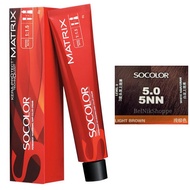 [With Freebie] Matrix SOCOLOR Hair Color 5.0 5NN Light Brown (90g)