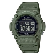นาฬิกา  Casio Standard รุ่น  W-219HC-3B W-219HC-2B W-219HC-8B ของแท้ ประกันศูนย์ 1 ปี