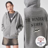 [8 Seconds x Bao Family] Korea FW24 Unisex Bao Family Illustration Zip-up Hoodie